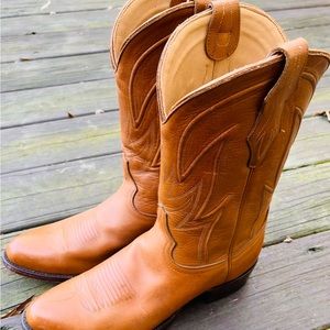 JRC & Sons Medium Round Toe (R Toe) Cowboy Boots